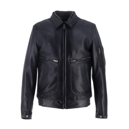 Helstons JET Leather Rag BLACK (Jacket)