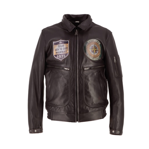 Helstons JET FORCE Leather Rag BROWN (Jacket)