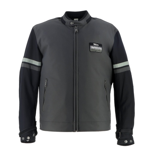 Helstons V-SERIES GREY-BLACK Technical Fabric (Jacket)