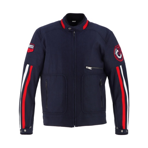 Helstons VULCAN Technical Fabric BLUE (Red-Beige) (Jacket