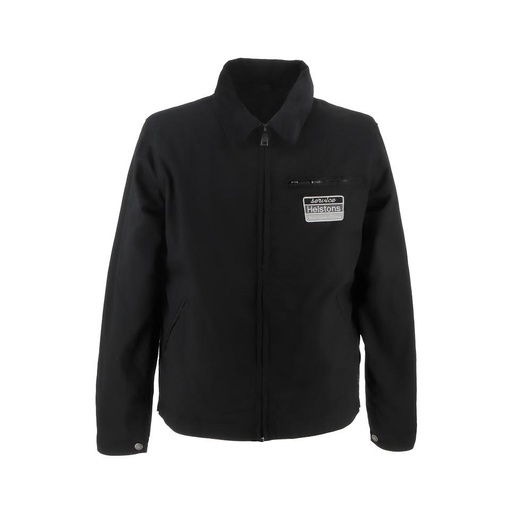 Helstons WORKER BLACK Cotton Canvas (Jacket)